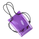 Transparent PVC Reusable Shopping Purses Eco Friendly Tote Bag