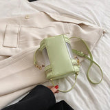 Transparent Women Bucket bag PVC Graffiti Messenger Female Bag