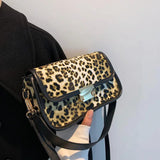Leopard Printed Women's Shoulder Bag Handbag