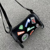 Y2k Collage Pattern Bucket Bag for Ladies Tote