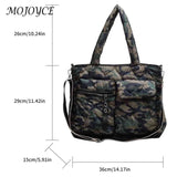 Quilted Shoulder Bag Waterproof for Shopping