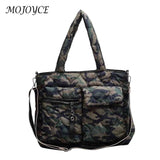 Quilted Shoulder Bag Waterproof for Shopping