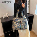 Quilted Shoulder Bag Waterproof for Shopping