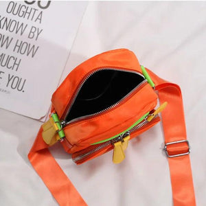 Colorful Patchwork Shoulder Bag Mini Crossbody Women Travel Handbag