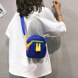 Colorful Patchwork Shoulder Bag Mini Crossbody Women Travel Handbag