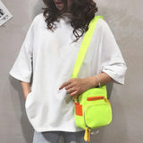Colorful Patchwork Shoulder Bag Mini Crossbody Women Travel Handbag