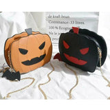 Girl Halloween Pumpkin Shaped Demon Messenger Shoulder Bag