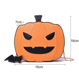 Girl Halloween Pumpkin Shaped Demon Messenger Shoulder Bag