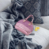 FGGS Little Girls' Sequins Handbags Princess Crossbody Bag Mini Satchel - Pink