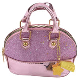 FGGS Little Girls' Sequins Handbags Princess Crossbody Bag Mini Satchel - Pink