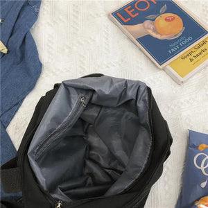 Large Capacity Girl Shoulder Bag Fashionable Students Inclined Shoulder Bag