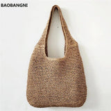 Vintage Summer Travel Bag Bohemian Shopper Beach