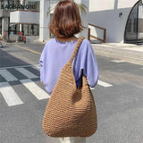 Vintage Summer Travel Bag Bohemian Shopper Beach