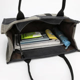 Women's Canvas Shoulder Bag High Purse Patchwork Totes