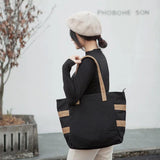 Japanese Canvas Bag Women's Shoulder Handbag Big Bag