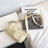 Teenager Mini Canvas Cellphone Handbag Girls High Street Hip Hop Small Size Bag