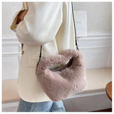 Sweet Womens Plush One Shoulder Handbag