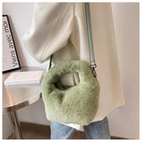 Sweet Womens Plush One Shoulder Handbag