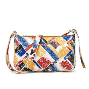 Summer PU Leather Crossbody Beach Handbag Adjustable Strap