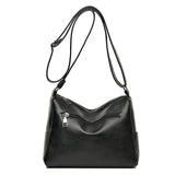 Women Soft Leather Shoulder Bag Large Capacity Crossbody Handbag