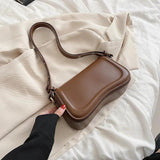 Summer Underarm Bag PU Leather Shoulder Bags for Women Handbags