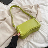 Summer Underarm Bag PU Leather Shoulder Bags for Women Handbags