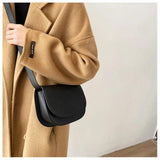 Small PU Leather Women's Crossbody Messenger Bag Shoulder Saddle Bag