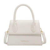 Small Size Crossbody Messenger Bag for Women Solid Color Handbag