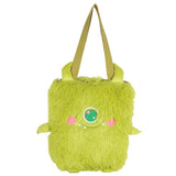 Japanese Cartoon Monster Plush Shoulder Bag Girls Funny Zipper Bag