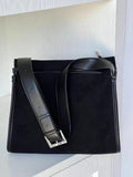Matte Leather Business Shoulder Bags Vintage Ladies Messenger Bag
