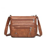 Soft Leather Women Shoulder Bag Crossbody Messenger