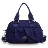 Hot All-match Nylon Lady Shopping Shoulder & Handbag Top Fresh Carved