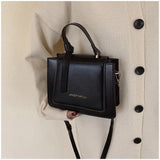 Brown PU Leather Crossbody Bag Women Arrival Casual Shoulder Handbags