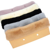 Faux Rex Rabbit Fur Plush Trim for O BAG Winter Decor