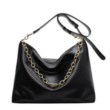 Women Chain Shoulder Bag PU Leather Crossbody Hobo Handbag