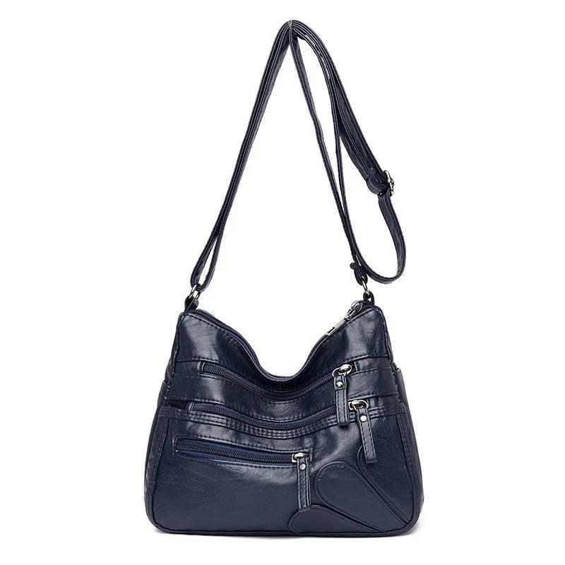 Multi-Layer Classic Crossbody Bag Handbag and Purse