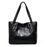Soft PU Leather Tote Messenger Bag Women Handbag