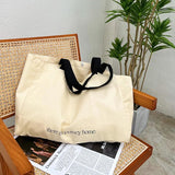 Canvas Student All Season Handbag Tote Portable