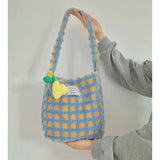 Sweet Women Bag Spring Tote Bag Zipper Soft Shoulder Bag Handbag