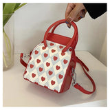 Candy Print Cherry Love Girl Crossbody Bag