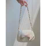 Women Bow Handbags Ladies Small Crossbody Bag Clutch Purse Girls Shoulder Bag