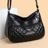 Women Soft Leather Shoulder Bags High Casual Work Travel Tote Bag