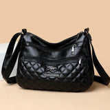 Women Soft Leather Shoulder Bags High Casual Work Travel Tote Bag
