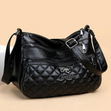Women Soft Leather Shoulder Bags High Casual Work Travel Tote Bag