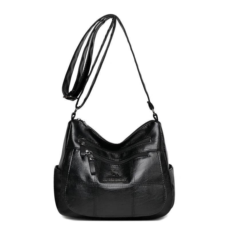 Women Soft Leather Shoulder Bags High Casual Work Travel Tote Bag