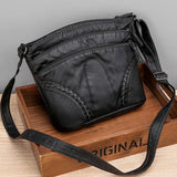 Retro Soft Leather Crossbody Bag for Women
