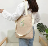 Canvas Tote Shoulder Bag Corduroy Handbag