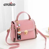 Autumn Winter Women's Bag Small Square Bag Lovely Pendant