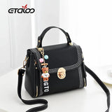 Autumn Winter Women's Bag Small Square Bag Lovely Pendant
