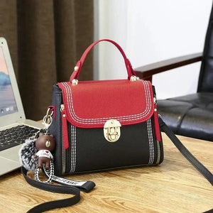 Autumn Winter Women's Bag Small Square Bag Lovely Pendant